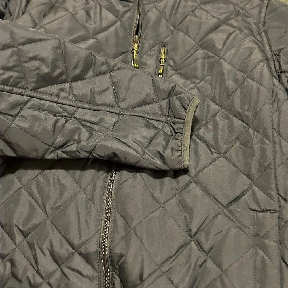 Hawke & Co Men's Quilted Puffer Jacket - Dark Blue
